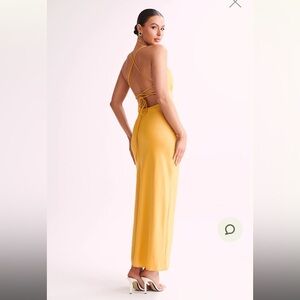 Straight Neck Slip Maxi Dress